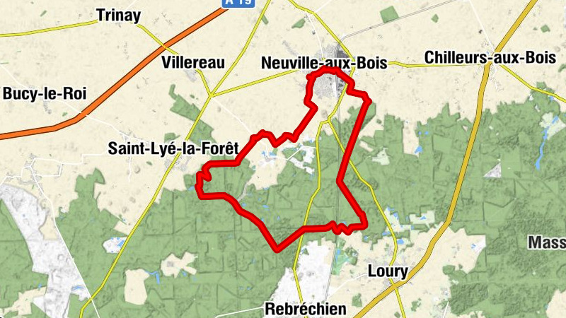 Neuville-aux-Bois - Église Saint-Symphorien - Roulin - Bougy-lez-Neuville