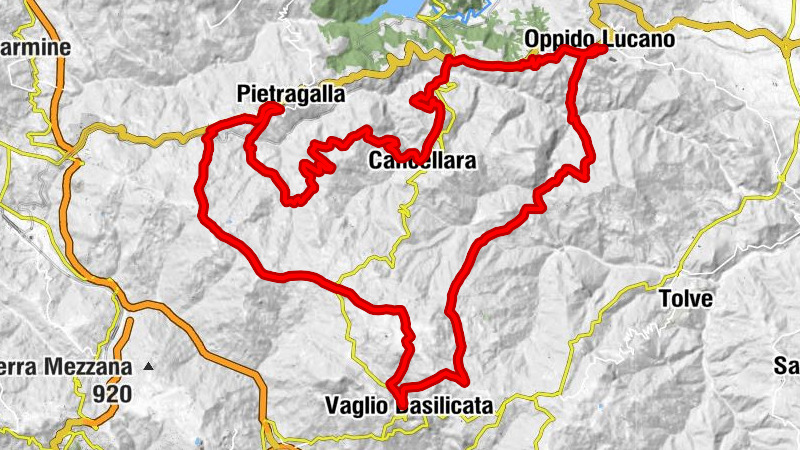 Pietragalla - Vaglio Basilicata - Oppido Lucano - Cancellara