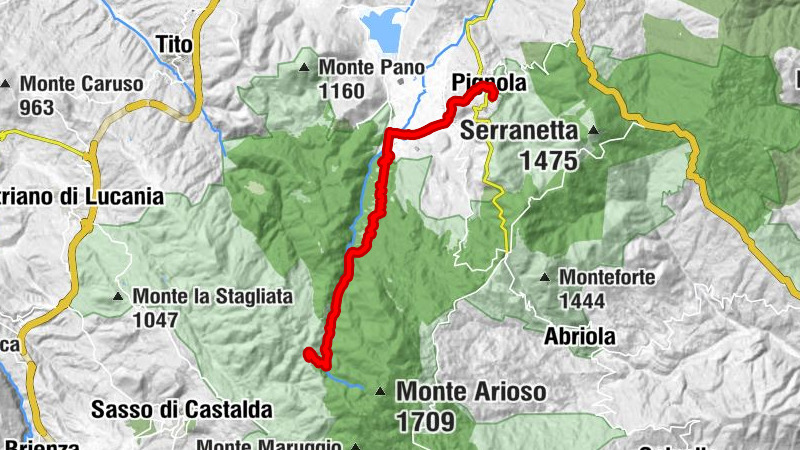 Pignola - Santuario Maria SS degli angeli di Pantano - fontana Fossa Cupa
