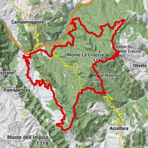 Cancello Canosa - Valico Di Monte Croccia - Accettura