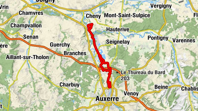 Monéteau-Gurgy - Monéteau - L'Érable - Auxerre