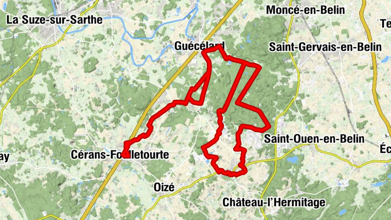 Cérans-Foulletourte - La Bouguelière - Église Saint-Pierre - Église Saint-Martin