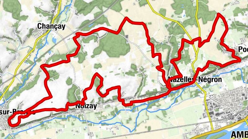 Nazelles-Négron - La Cote Rotie - Gralle Poix - Château de Mondomaine
