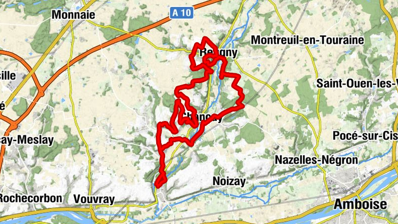 La Gare - Le Bourg - Église Saint-Médard - Vernou-sur-Brenne