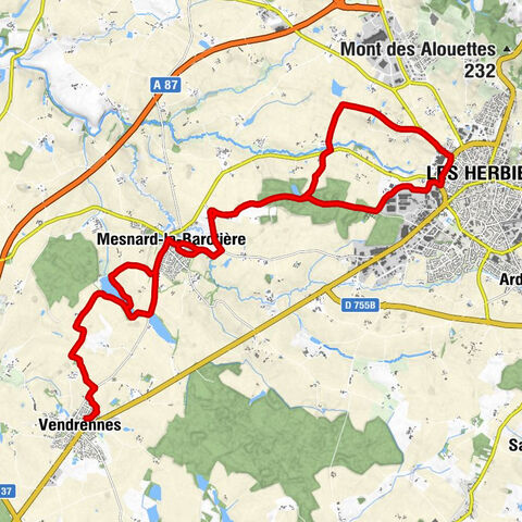 Vendrennes - Le Bignon - La Madone - Les Herbiers