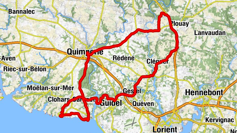 Kerpont Ty Losquet - Chapelle Saint-Pierre-aux-Liens - Église Notre-Dame-de-Tro-Gwall - Église du Sacré-Cœur