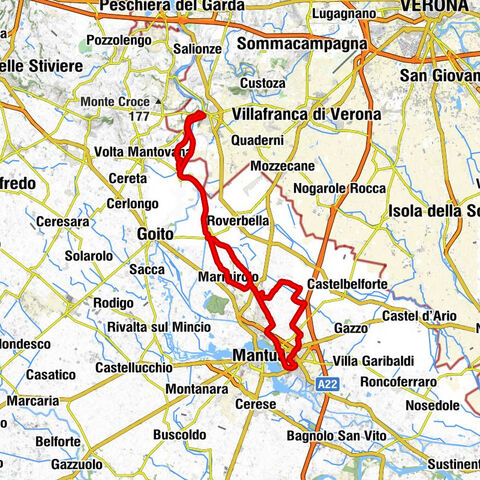 Mantova Frassine - Santi Arcangeli Michele e Gabriele - Nuova osteria Tripoli - Oratorio di San Valentino