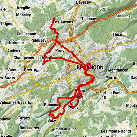 Besançon Franche-Comté TGV - Église de la Sainte-Trinité - Église Saint-Hippolyte - Église Saint-Aubin