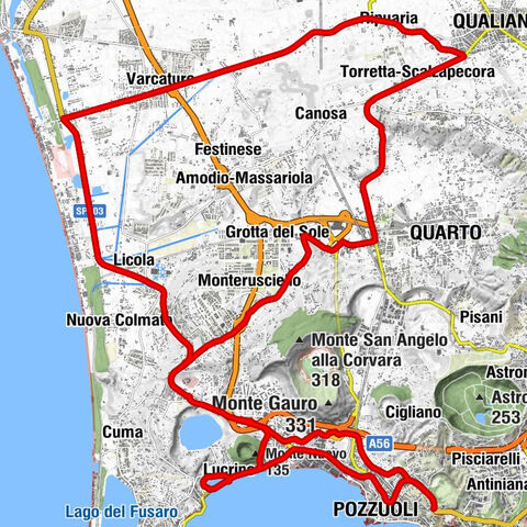 Lucrino - Pozzuoli - Quarto - Monte Nuovo