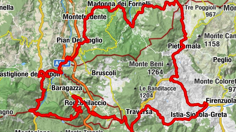 Piamaggio - Poggio al Termine - Tavianella - Poggio Civitella
