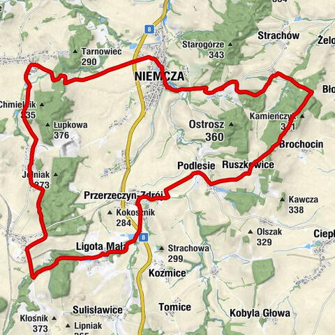 Piotrkówek - Kościół pw. MB Królowej Polski - Grzybowiec - Wojsławice