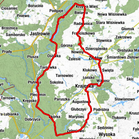 Złotów - Bufet SMAKOSZ - Kościół pw. Wniebowzięcia Najświętszej Marii Panny