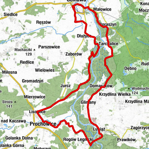 Ścinawa - Kościół pw. św. Walentego - Kościół pw. Wniebowzięcia Najświętszej Maryi Panny - Kościół pw. św. Piotra i Pawła