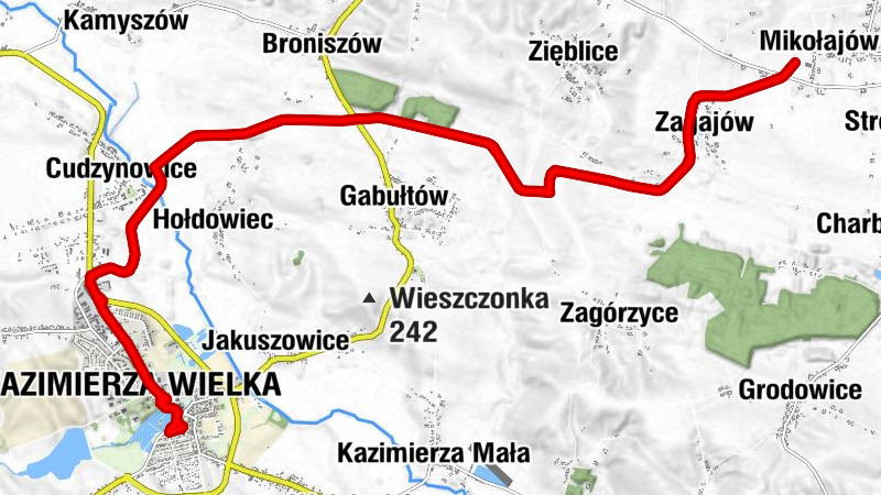 Rynek - Kazimierza Wielka - Bajka - Cudzynowice