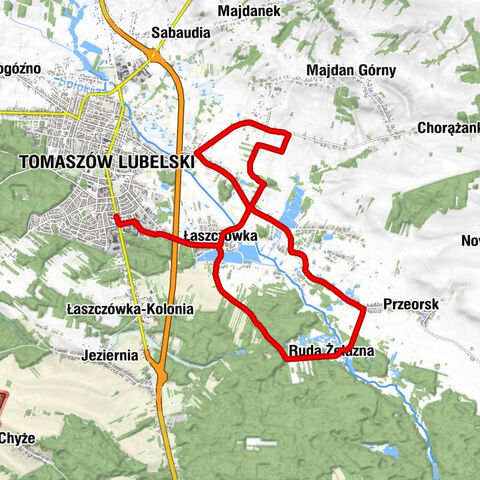 Tomaszów Lubelski - Kościół pw. Trójcy Przenajświętszej - Łaszczówka - Podsołokija