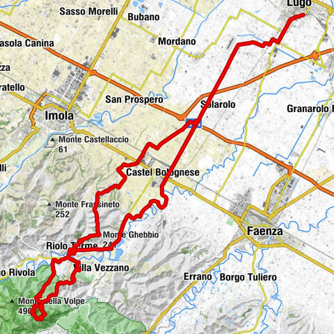 Lugo - Monte Querzola - Monte Ghebbio - Monte Mauro