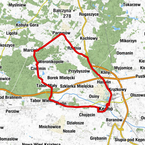 Bralin - Kościół pw. św. Anny - Kościół św. Jana Ewangelisty - Kościół pw. św. Marcina