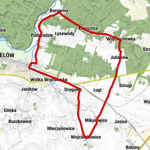 Wojciechowice Poduchowne - Kościół pw. Świętego Wojciecha Biskupa i Męczennika - Zacisze - Wojciechowice