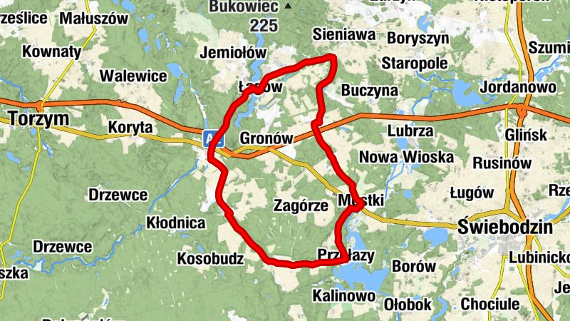 Kaplica pw. Ścięcia św. Jana Chrzciciela - Kościół pw. Matki Bożej Różańcowej - Kościół pw. Wniebowzięcia NMP - Łagów