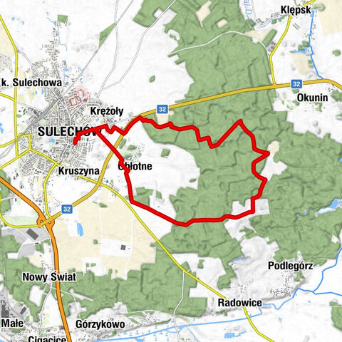 Sulechów - Krężoły - Obłotne