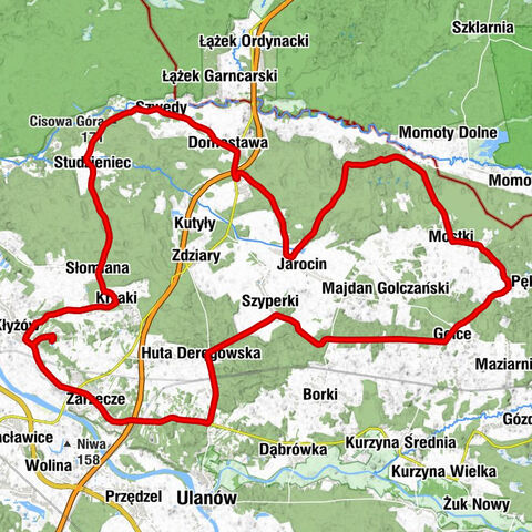 Błonie - Kaplica pw. Narodzenia Najświętszej Maryi Panny - Piaskowa Góra - Cisowa Góra