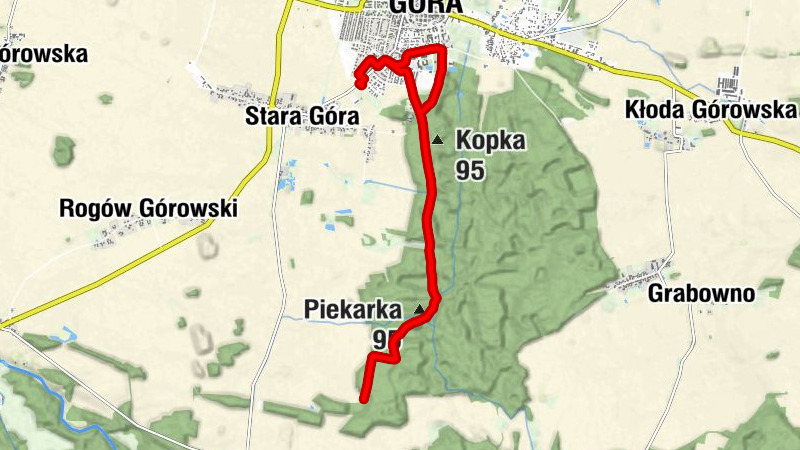Góra - Piekarka - Dziczek