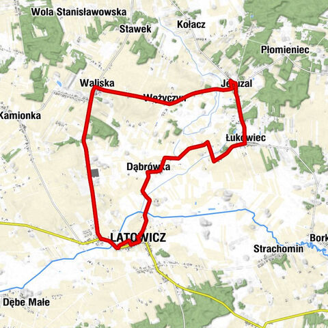 Łukówiec - Dąbrówka - Latowicz - Kościół pw. Świętego Wojciecha Biskupa i Męczennika