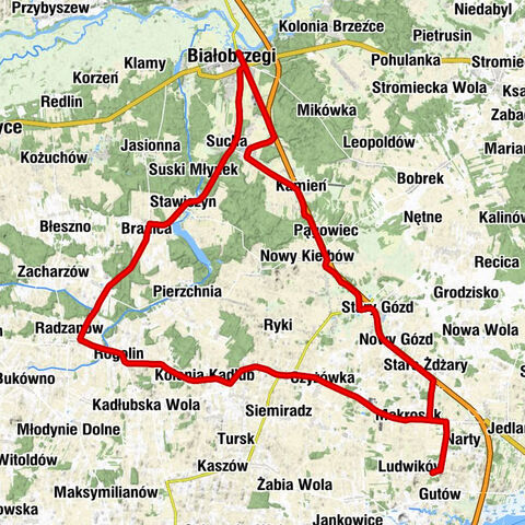 Gryzów - Mokrosęk - Kościół pw. Narodzenia Najświętszej Maryi Panny - Białobrzegi