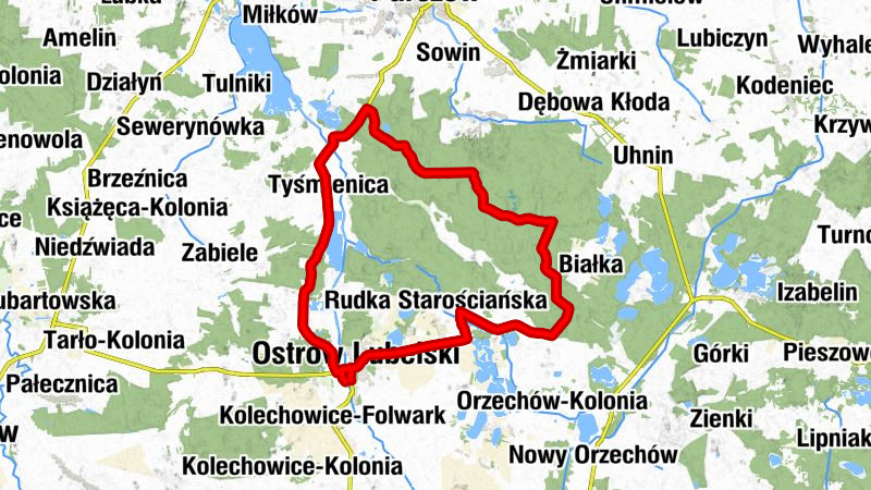 Kościół pw. Niepokalanego Poczęcia Najświętszej Maryi Panny - Dzielnica Lubelska - Ostrów Lubelski - Kaplica cmentarna