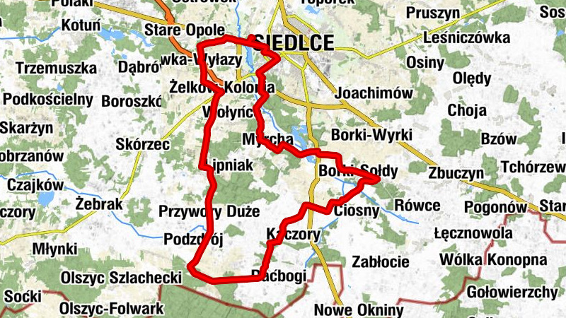 Gęsi Borek - Kaplica dojazdowa - Kościół pw. Najświętszej Rodziny - Kościół pw. Nawiedzenia Najświętszej Maryi Panny