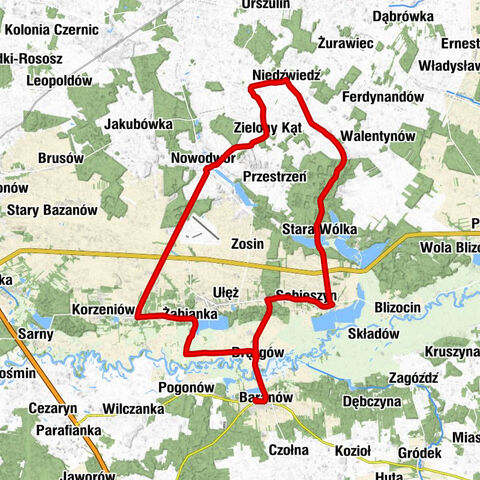 Baranów - Drążgów - Praga - Kościół pw. Wniebowzięcia Najświętszej Maryi Panny w Żabiance