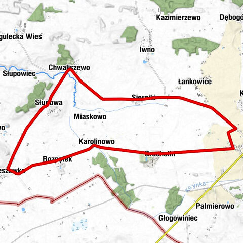 Grocholin - Łankowiczki - Sierniki - Chwaliszewo