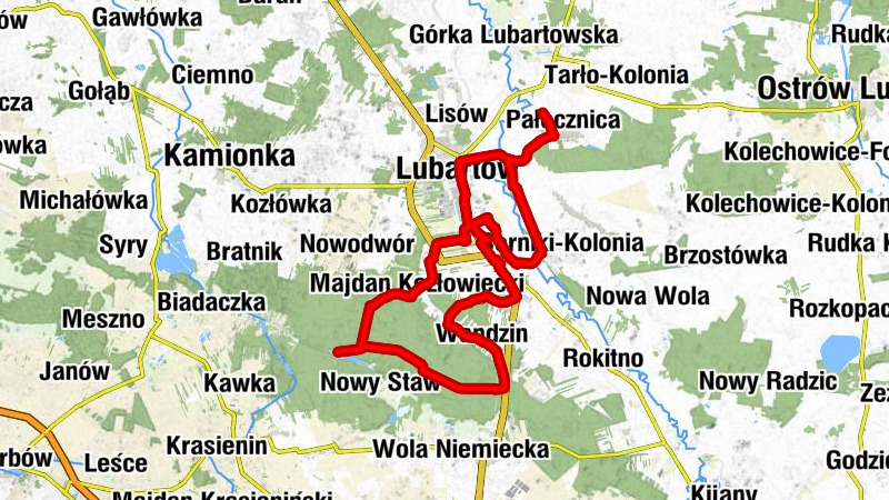 Pałecznica - Chlewiska - Lubartów - Kościół pw. Świętego Wawrzyńca Męczennika