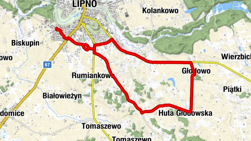 Osiedle Korczaka - Lipno - Osiedle Kwiatów - Rumunki Podgłodowskie