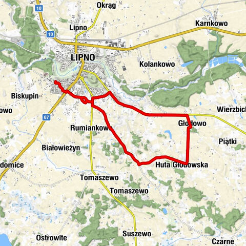 Osiedle Korczaka - Lipno - Osiedle Kwiatów - Rumunki Podgłodowskie
