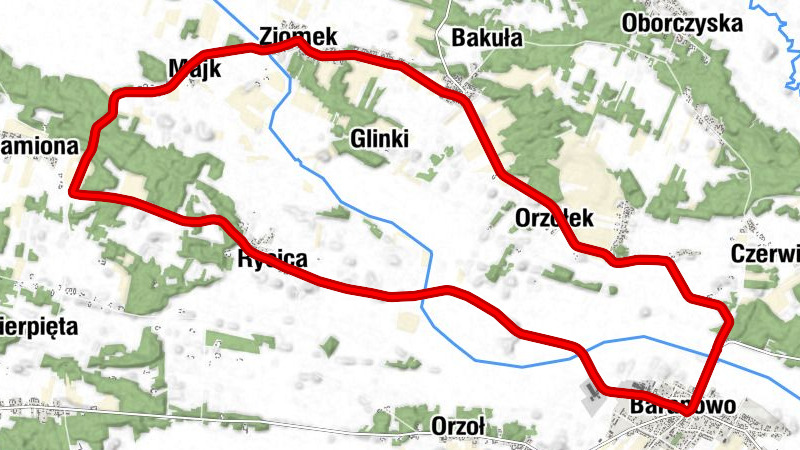 Baranowo - Zamoście - Lipowy Las - Kościół pw. Świętego Maksymiliana Marii Kolbego