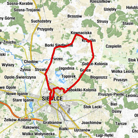 Siedlce - Kaplica pw. Świętego Maksymiliana Kolbego - Kościół pod wezwaniem Świętego Mikołaja biskupa  w Krześlinie - Kościół pw. Świętego Józefa
