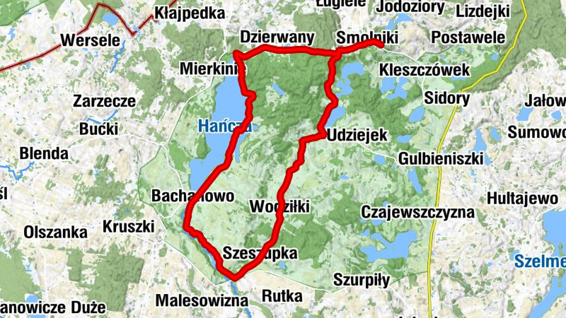 Gospoda Jaćwing - Kaplica cmentarna - Smolniki - Molenna w Wodziłkach