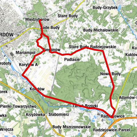 Międzyborów - Żyrardów - Kościół pw. Przemienienia Pańskiego - Bieganów