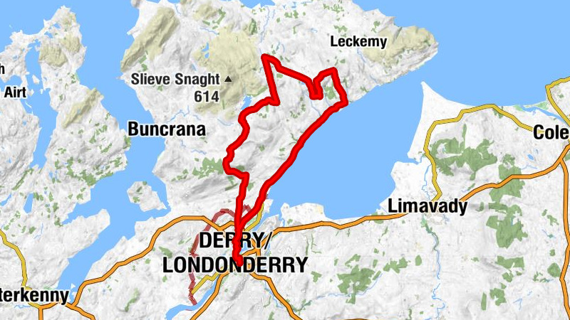 Derry~Londonderry Train Station - St. Patrick's Pennyburn - The Church of Jesus Christ of Latter-day Saints - Greenbank Presbyterian Chuch