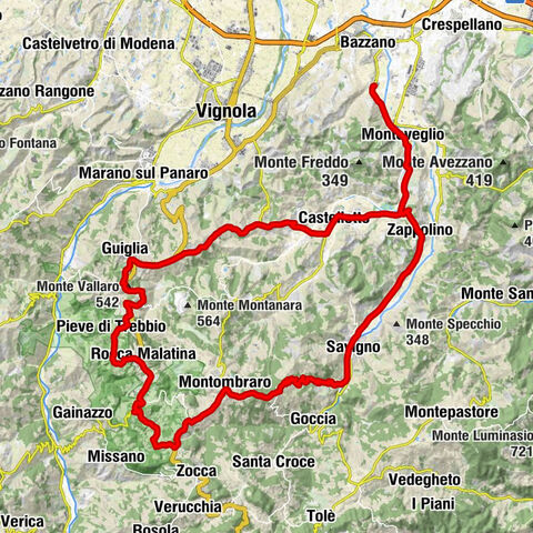 Ajò - Chiesa di San Pietro - Madonna della Strada - Monte Poggiolo