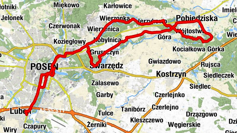 Luboń koło Poznania - Kościół pw. Świętego Ducha - Sala Królestwa Świadków Jehowy - Kościół pw. NMP Nieustającej Pomocy