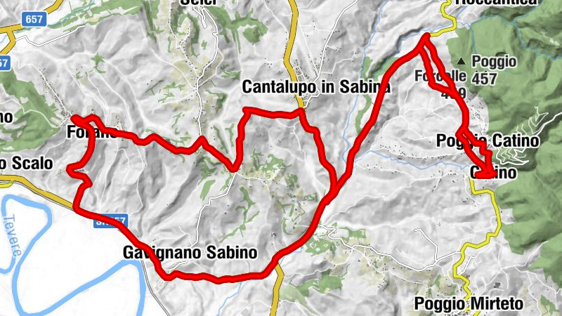 Poggio Catino - Galantina - Gavignano Sabino - Catino