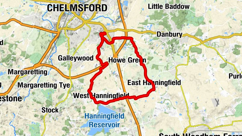 Chelmsford - Russells - All Saints, East Hanningfield - St Andrews, Sandon