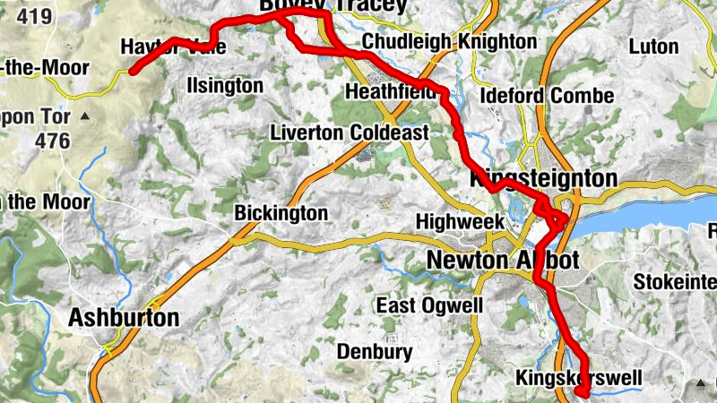 Torquay - Penn Inn - St John's Church - Kingskerswell