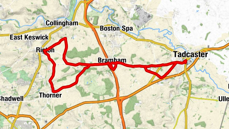 Tadcaster - Bramham - East Rigton - Rigton