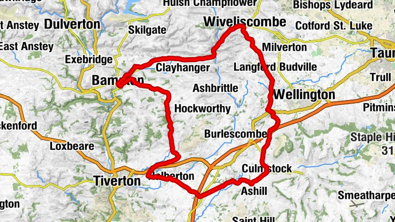 Uffculme - Petton Methodist Church - Halberton Methodist Church - St Mary the Virgin