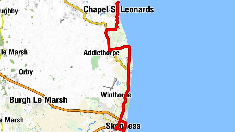 Skegness - Saint Pauls Baptist Church - Seathorne Methodist Church - Linga Longa