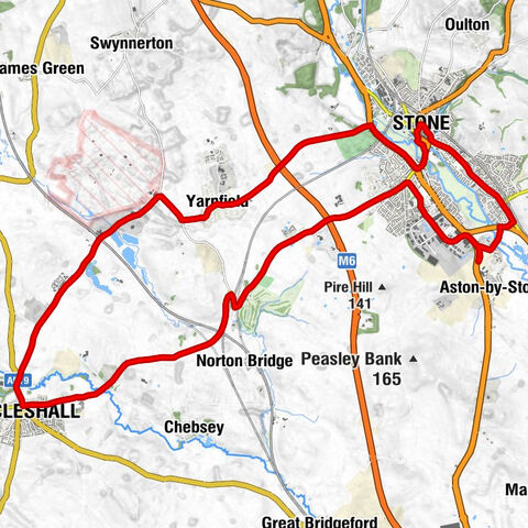 Eccleshall - Sacred Heart Catholic Church - St Barnabas Church - Stone