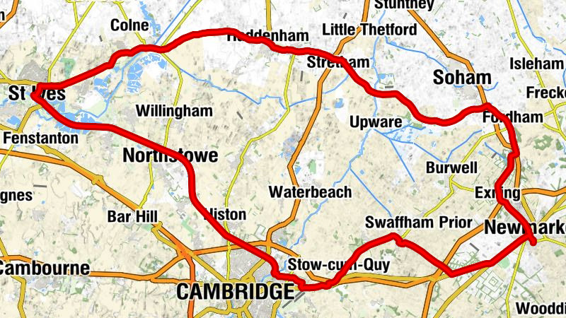 Crockfords Park - St Martin (Exning and Landwade Parish Church) - Wicken Methodist Church - St Mary (Stow-cum-Quy Parish Church)